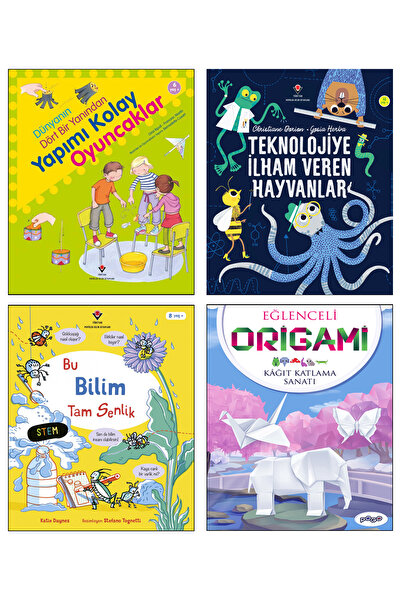 Tübitak Yayınları Teknolojiye İlham Veren Hayvanlar + Yapımı Kolay Oyuncaklar...