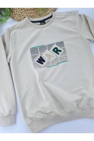 Butik Момчешки суичър от плътна компактна материя с 2 нишки, нерейпънс, сезонен
