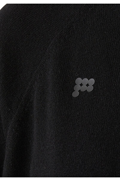 PANGAİA Geri Dönüşümlü Kaşmir Kapüşonlu Sweatshirt - SİYAH
