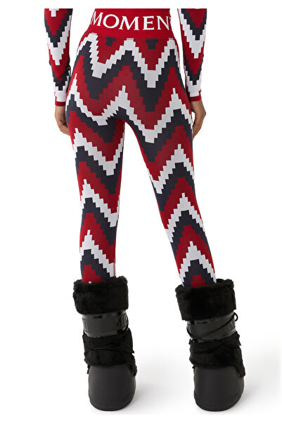 Perfect Moment Chevron Desenli Yüksek Bel Tayt