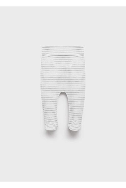 MANGO Baby Çizgili dokuma patikli pantolon