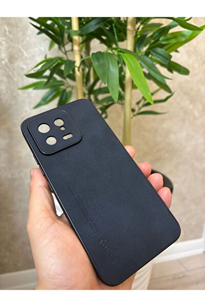 Hatreds Xiaomi Mi 13 Kılıf Kamera Koruma Çıkıntılı Renkli Kadife Tasarımlı Kapak