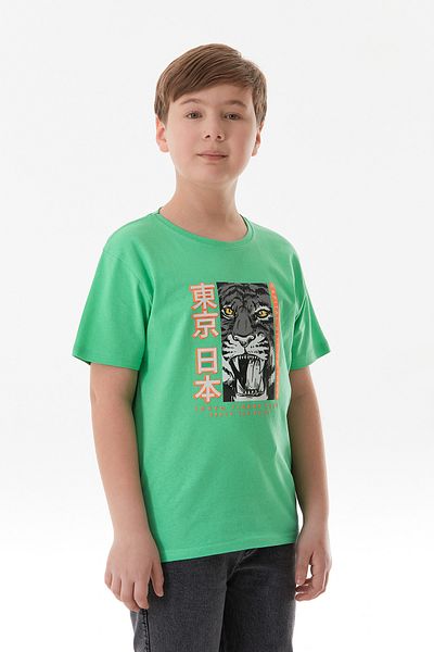Fulla Moda Μπλουζάκι για αγόρι με στάμπα Tiger