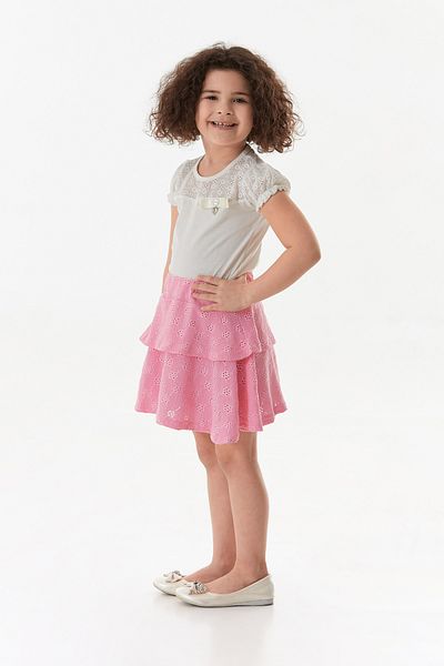 Fulla Moda Lacy Ruffled Girl's Skirt