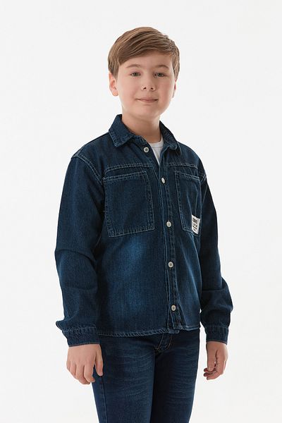 Fulla Moda Set de 2 piese pentru băiat cu buzunare imprimate cu text
