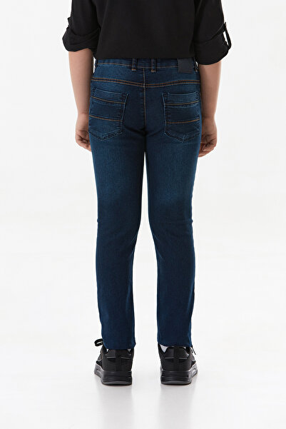 Fulla Moda Παντελόνι για αγόρι με φερμουάρ αντίκες