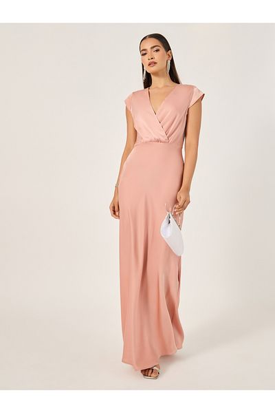Styli Plain Sleeveless A-Line Maxi Dress