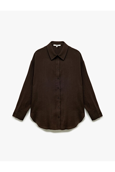 Koton Cămașă cu mânecă lungă cu guler clasic