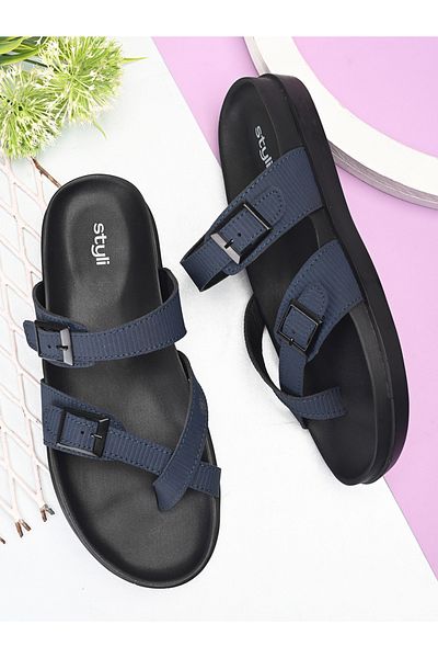 Styli Open Toe Buckle Detail Sandals