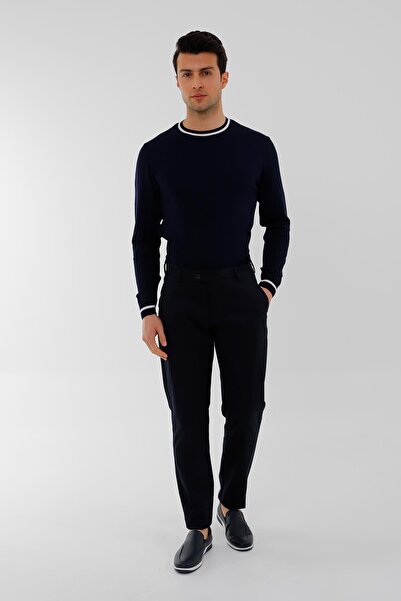 Uki LACİVERT Comfort Fit Chino Pantolon