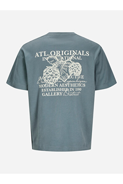 Jack & Jones تي شيرت برقبة دائرية وطبعة جرافيك