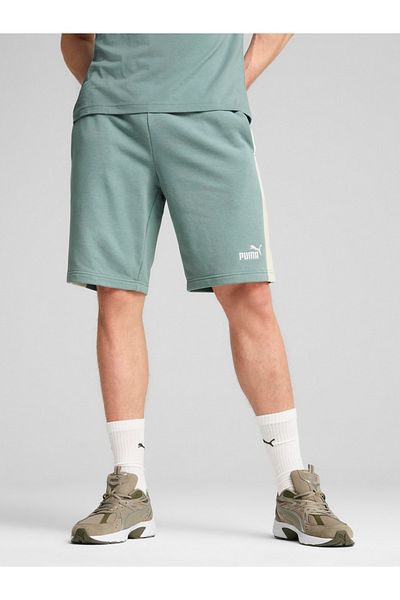 Puma شورت ESS BLOCK 10 TR Green Moon