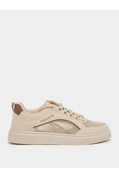 Styli Mesh Panel Lace Up Sneakers