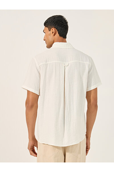 Styli Plain Short Sleeves Relaxed Fit Shirt