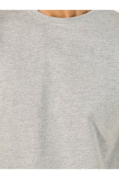 Styli Solid Crew Neck T-Shirt and Printed Waistband Pyjama Set