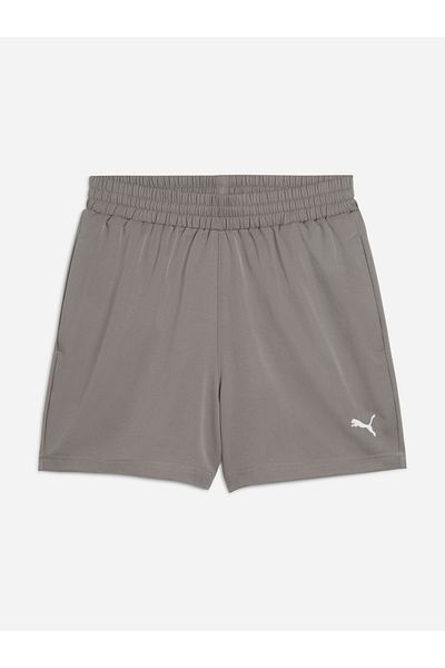 Puma Grey Plain Short Shorts