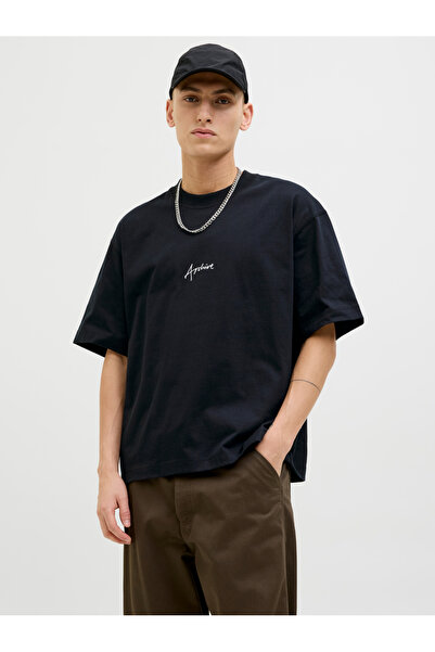 Jack & Jones Slogan Print Crew Neck T-Shirt