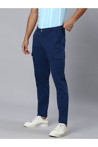 High Star By Styli High Rise Regular Fit Trousers with Pockets