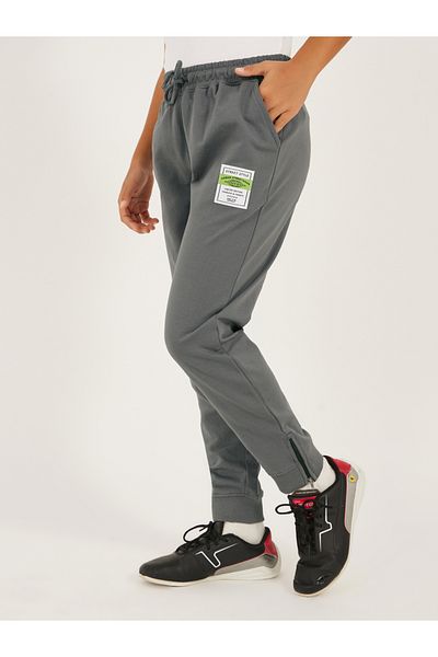 Styli Relaxed Fit Patch Work Joggers with Drawstring