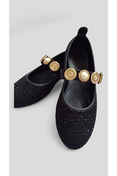 Ves Kadın Toka Detaylı Şık Günlük Rahat Babet