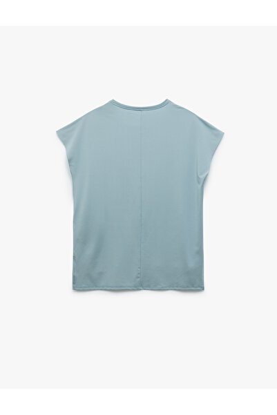 Koton Bisiklet Yaka Relax Fit Basic Uzun Spor Tişört