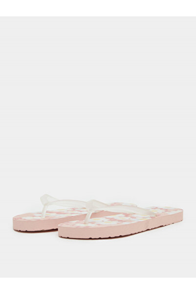 Styli Floral Print Flip Flops