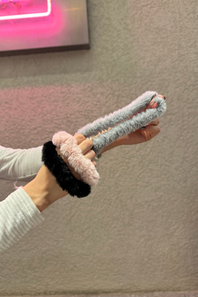 PREGIO 3 'lü Ultra Esnek Peluş Yumuşak Kumaşlı Lastik Toka