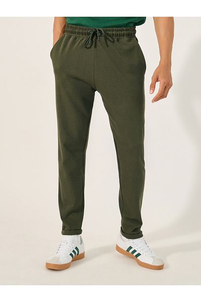 Styli Mid Rise Slim Fit Joggers with Drawstring