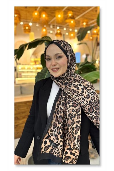 locella Patterned Cotton Shawl