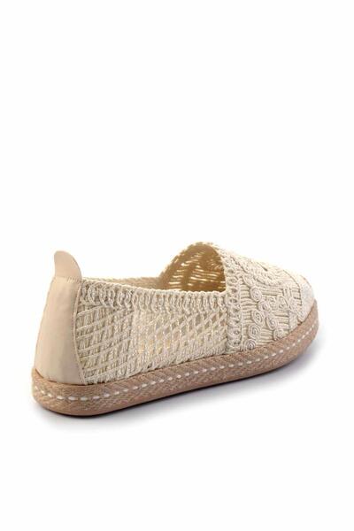 Bambi Beige Women's Espadrille K 01117011316
