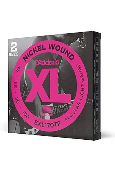 Hepta Collection D'Addario Saiten E-Bass |   The Highest Quality the Most Popular Saitenmarke |   Exl170Tp |   Vernickelter S
