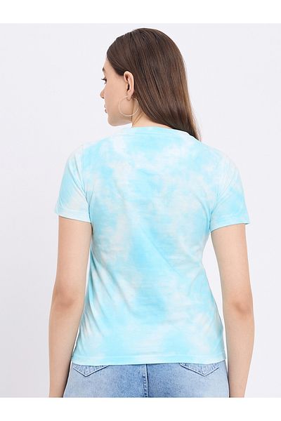Duke By Styli Regular Fit Tie-Dye Print T-Shirt