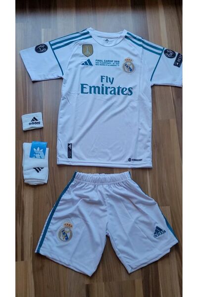 yenteks KOPYA - SERGİO RAMOS BEYAZ 2018 ÇOCUK FORMASI