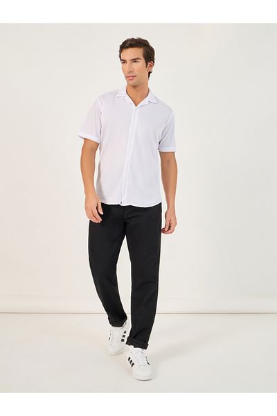 Styli Textured Relaxed Fit Short Sleeve Shirt