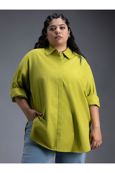 High Star By Styli Plus Size Classic Oversized Casual Shirt