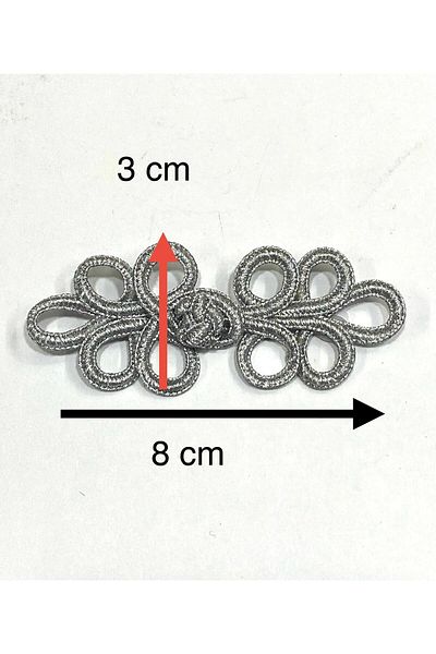 karantuhafiye Knitting Button / Japanese & Chinese Button / Small Size Knitting Button /A1 / Silver