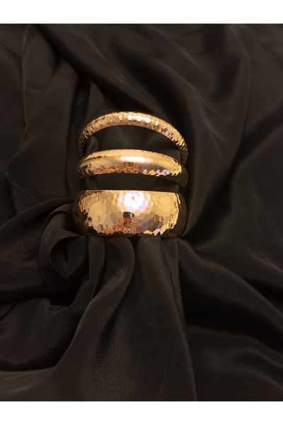 LeoMiss 24K ALTIN KAPLAMA BAL PETEĞİ 3'LÜ BİLEZİK