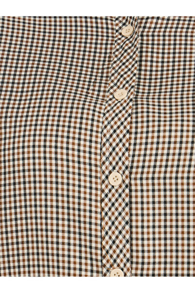 Styli Plus Size Checked Oversized Shirt