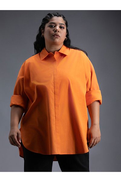 High Star By Styli Plus Size Classic Oversized Casual Shirt