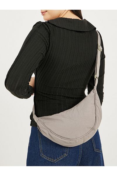 Styli Plain Shoulder Bag with Adjustable Strap