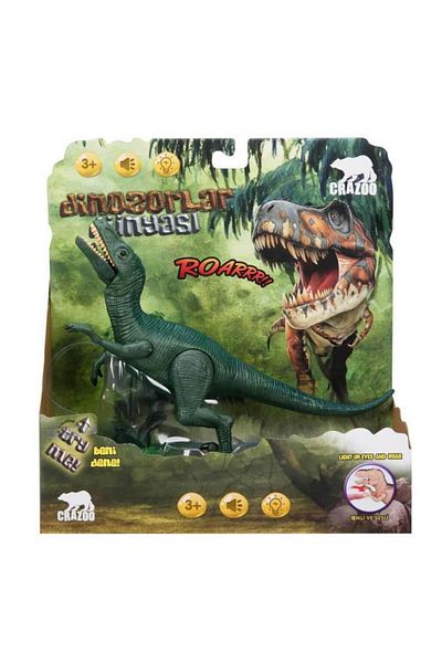 noirsecret Velociraptors Dinosaur with Light and Sound