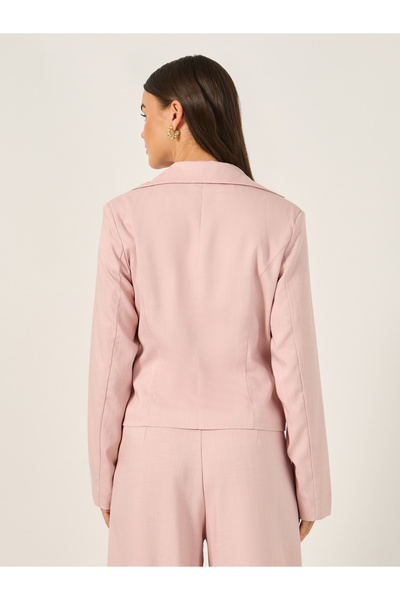 Styli Regular Fit Button Up Short Length Blazer