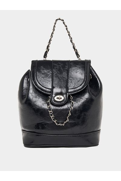Styli Chain Accent Flap Backpack
