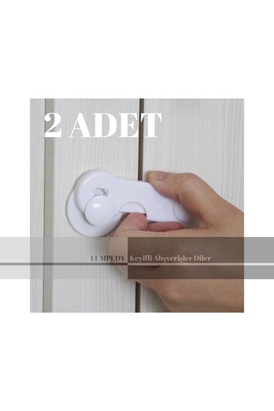 Lumpedy Child Safety Lock - 2 Cabinet Door Etc. Lock