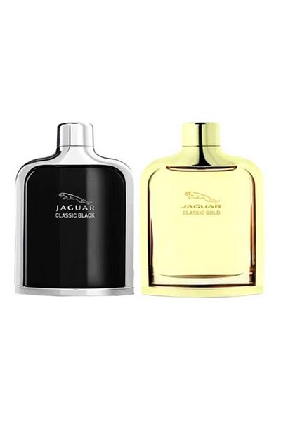 Jaguar Classic Gift Set Classic Black EDT 100 Ml, Classic Gold EDT 100ml