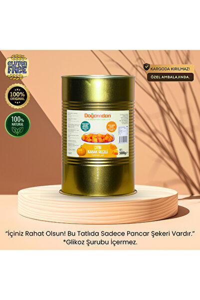 DOĞAMDAN Doğamdan Çıtır Kabak Reçeli 5 kg