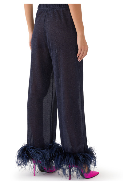 OSEREE Şık ve Rahat Tüy Detaylı Pantolon