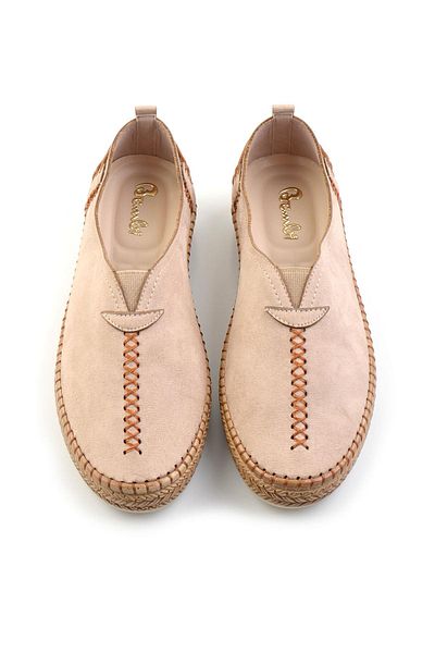 Bambi Espadrille de damă bej K 01309210502