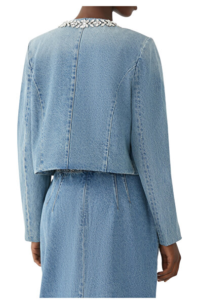 Zimmermann Işıltılı Denim Ceket