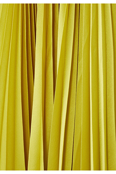 Solace London Yazlık Krep Etek - Sarı